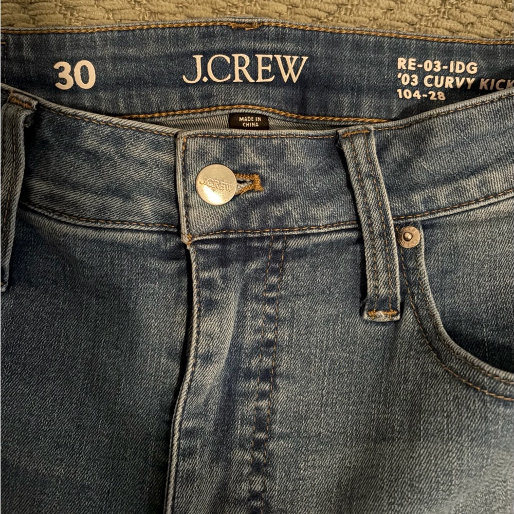J.CREW CURVY KICK OUT JEANS SIZE 30 - Picture 5 of 6
